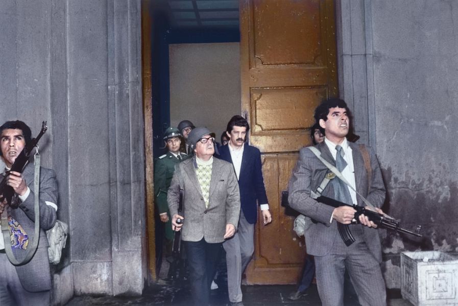 Salvador Allende, La Moneda, Santiago de Chile, 1973